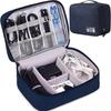 Cable Storage Bag Waterproof Digital Electronic Accessories Organizer Portable Travel Cable Organizer Case for Cable Charger Multi Functional Handbag