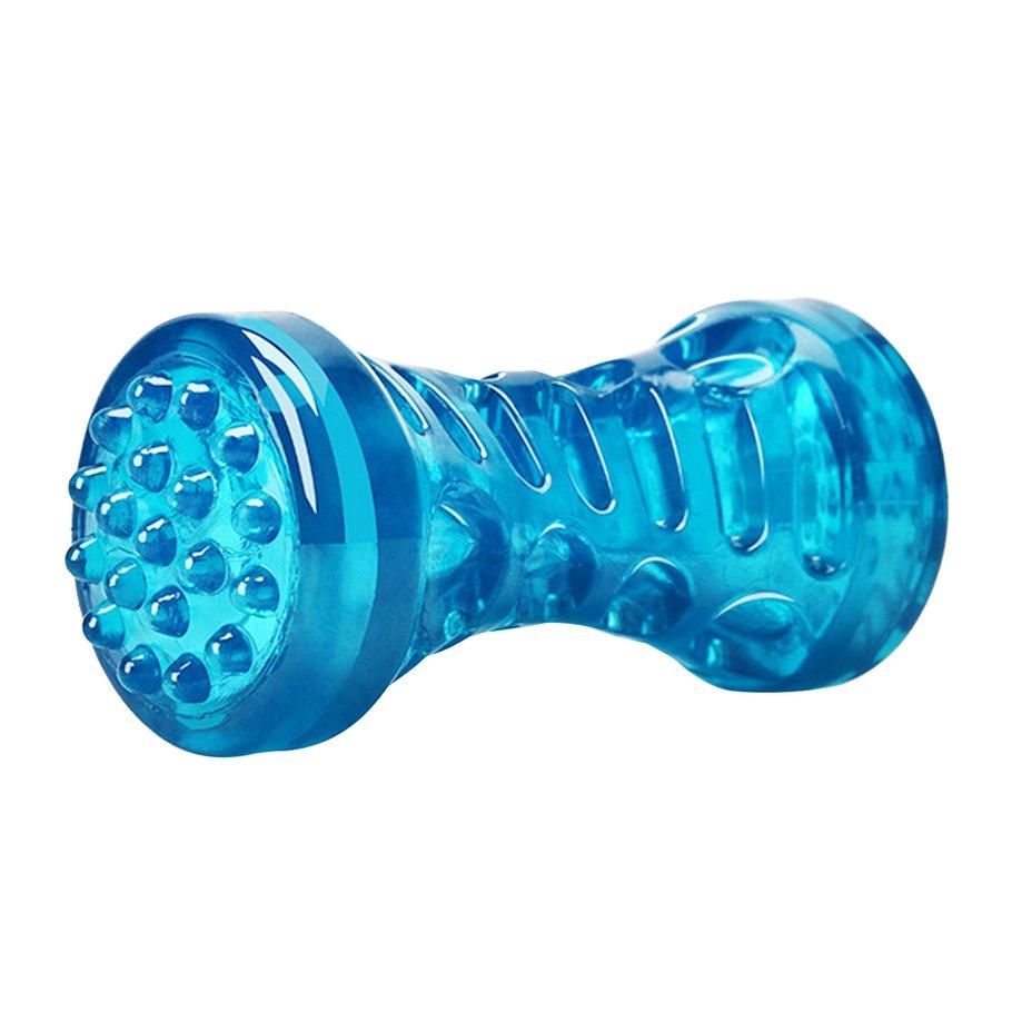 blue rubber dog bone
