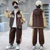 Jungen Sweatshirt Sets Herbst Kapuzenmäntel+Hosen 2-teilig Freizeit Sportbekleidung Anzüge Kinder Kleidung Outfits 5-12 Jahre