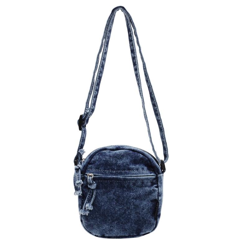 

Сумка для мобильного телефона, женская сумка через плечо, мини-сумка из денима, студенческая сумка через плечо темно-синий