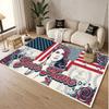 Custom Name Crystal Velvet Rug,Lana Del Rey Comfortable Anti Slip Floor Mat For Room Decoration