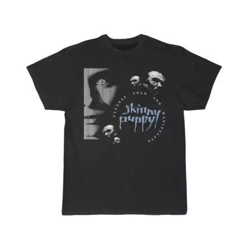 Vintage Skinny Puppy Cleanse Fold and Manipulate Black Men S-234XL T-shirt MM2 Unisex T-Shirt S