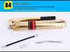 High-Pressure Dual-Action Zipper and Chain Grease Gun for Excavators