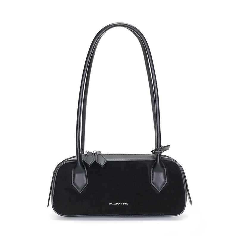 

2025 New Design Retro Underarm Crossbody Bags Soft Suede Leather Daily Match Shoulder Bags High-End Unique Fashion Women s Bags