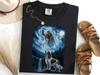 English Springer Spaniel Howling At Moon Shirt, 80s Springer Vintage Tee, Dog Lover Gift