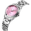 SKMEI Women's Classic Analog Quartz Watch Silver Stainless Steel Waterproof Casual Simple Design