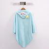 Infant Cartoon Hooded Bath Towel & Swaddle Blanket - Absorbent and Cute Baby Cloak