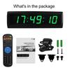 YIZHI Bright 1.8 Inch Green Display Digital Timer LED Desk Table Clocks for Bedroom Classroom Yoga Living Room Office Wall Decor