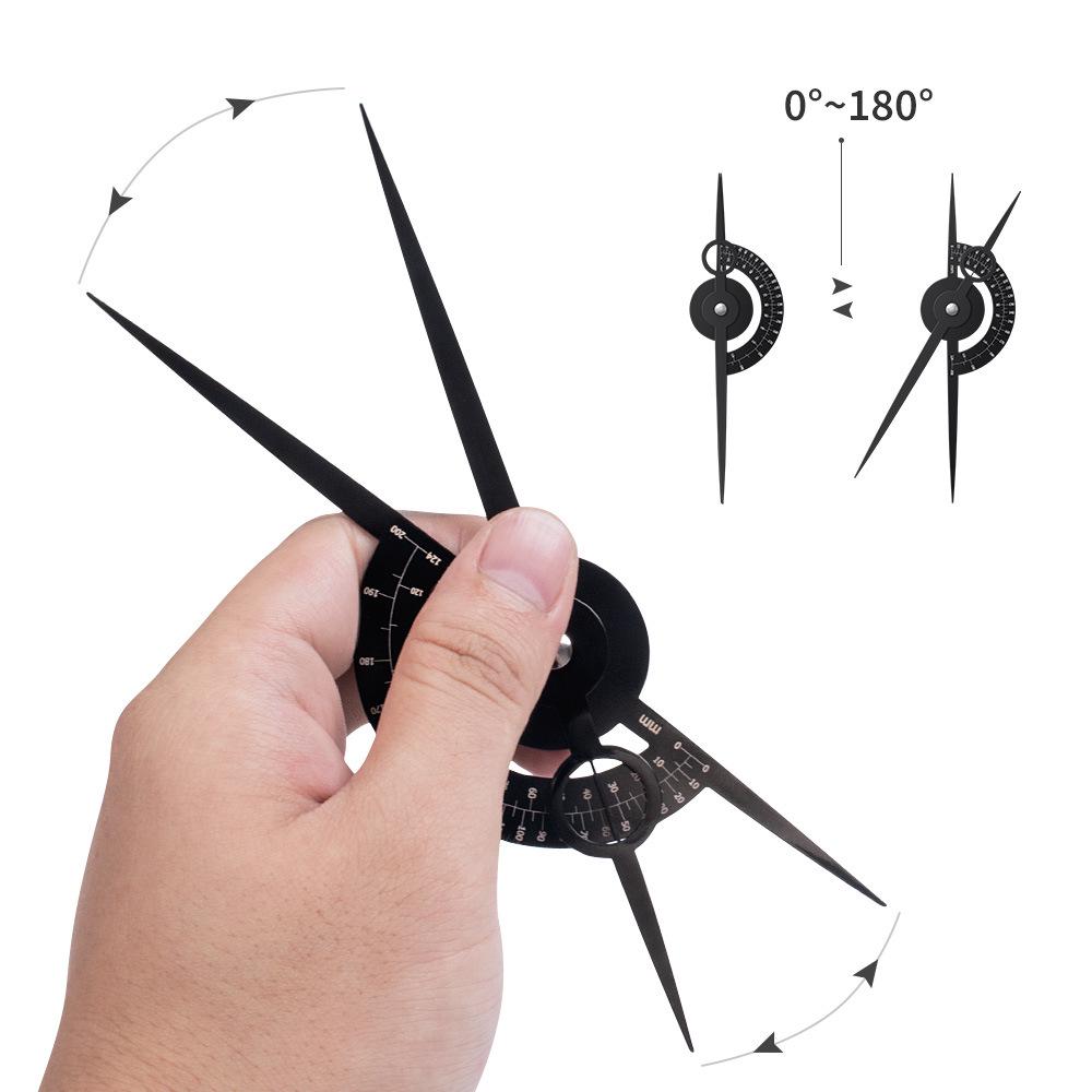 Equidistant Microblading Eyebrow Ruler with Three-Point Positioning
