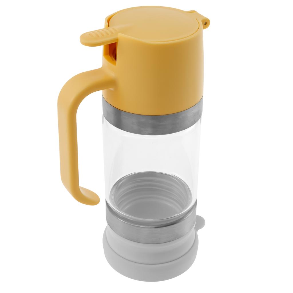 Kitchen Honey Dispenser Glass No DripHoney Jar with Handle Condiment Syrup Dispenser for Bread Coffee Tea Kitchen Tools NEW