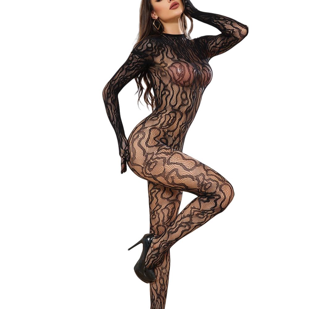 Dámské Sexy Prádlo pro Dospělé Sex Hra Bez Rozkroku Body Průhledné Punčochové Kalhoty pro Body Otevřený Rozkrok Punčochové Kalhoty Erotické Kostýmy Síťované Prádlo