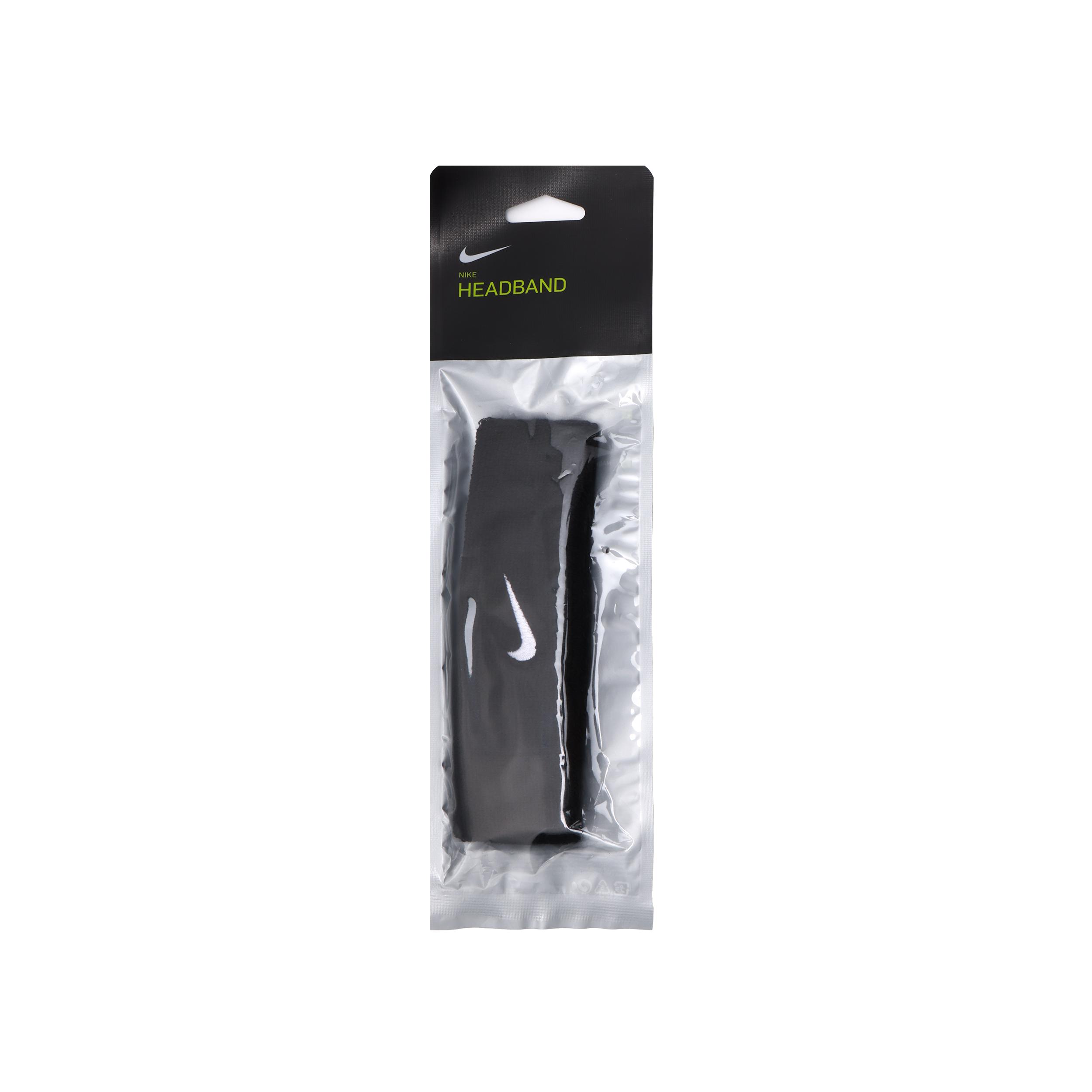 Nike Sports Headbands Black 2-Pack Sweat-Absorbing Breathable Men Accessories AC2285-010/AC2285-010 2 Pack