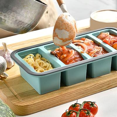 Durable 2/3/4 Grid Lunchbox Compartmentalized Microwave Picnic Storage Boxs Portable Lunch Box For Kids Adult Lunch Container