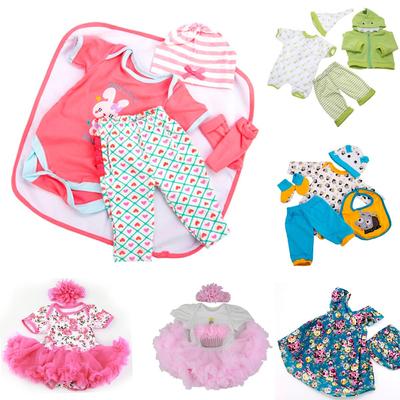 KEIUMI Lovely Baby Clothes Girl Set Suit For 22-23 Inch Reborn Doll Clothes Sets Fashion Doll Accessories