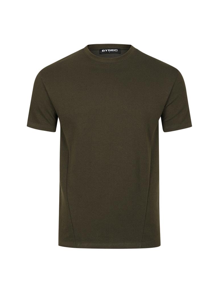 BYSEC Perfect Premium Double-Sided Plain Muscle Fit Short Sleeve T-Shirt_7 Colors