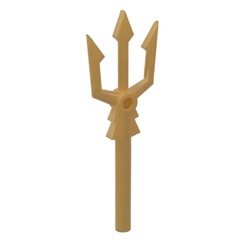 50g MOC 92290 Small Particle Building Blocks Minifigure Trident Weapon Compatible Spare Parts Standard