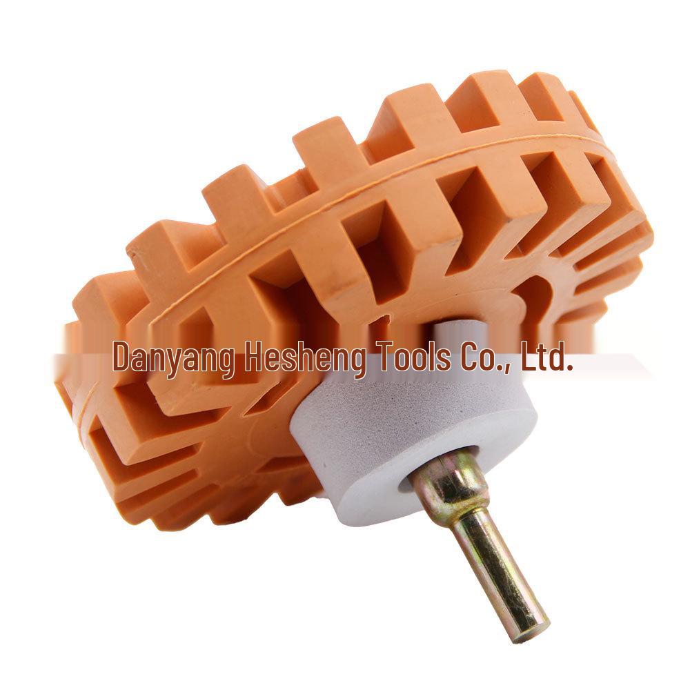 4-Inch Pneumatic Glue Removal Disc, 20MM Rubber Grinding Wheel for Tire Polishing