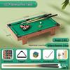 Large Foldable Mini Pool Table for Kids 6-10 - Indoor Educational Toy for Family Fun