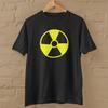 RADIOACTIVE SYMBOL T-Shirt (Nuclear War Fallout Sign Game Science Oppenheimer)