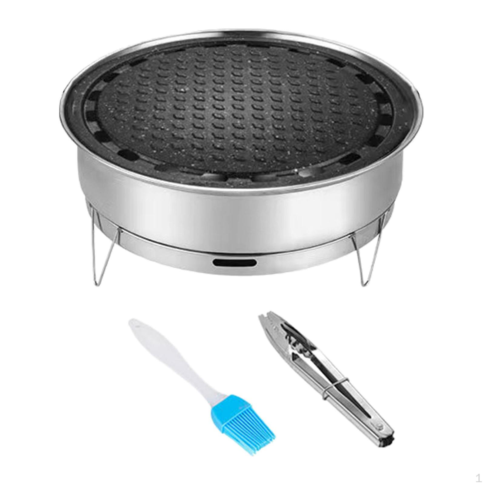 , Camping Grill Oven, Multifunctional Smaller for Outdoor Use Maifanstone Bakeware