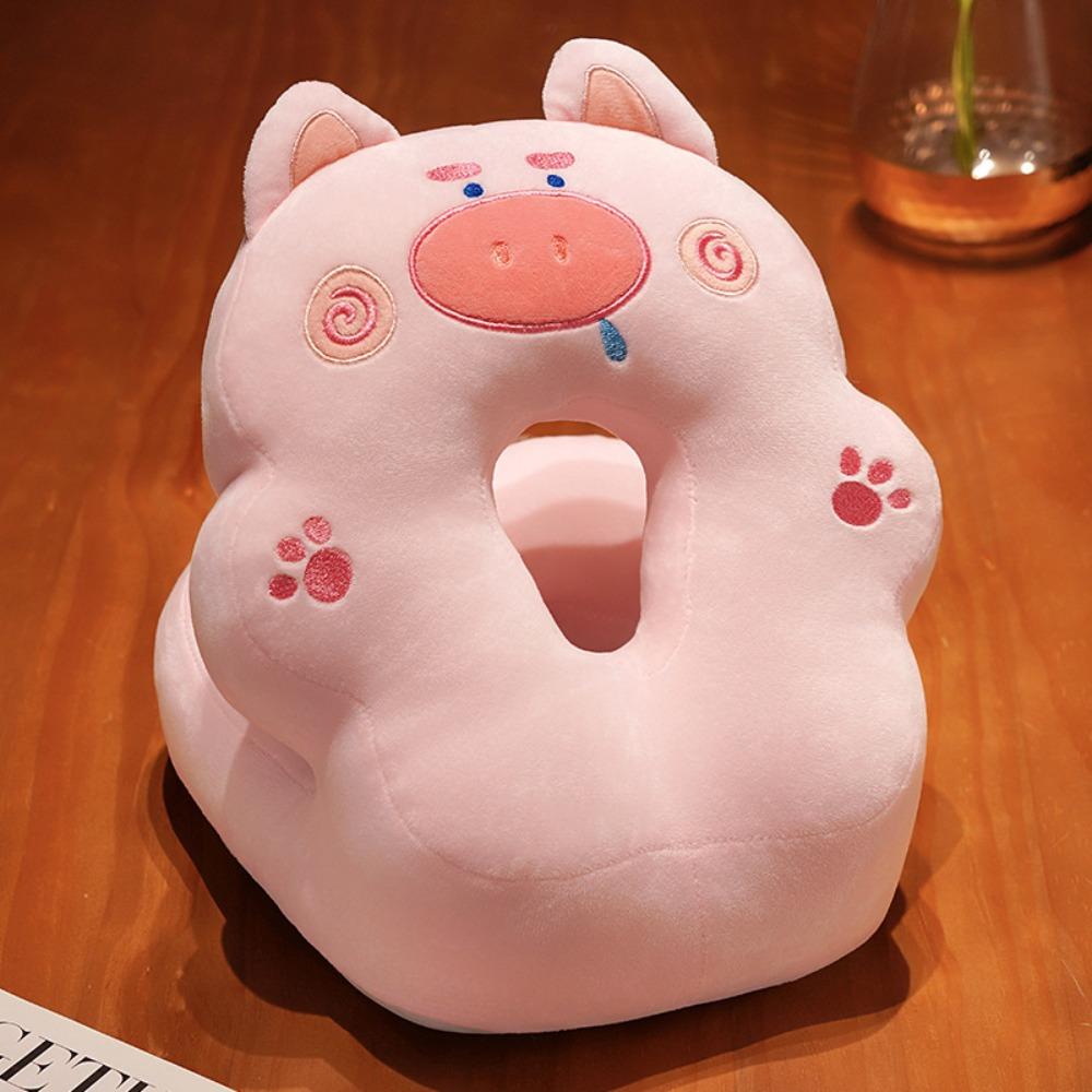

Super Soft Hand Warmer Pillow Plush&Ice Silk Piggy Pillow Stuffed Toy Winter Piggy