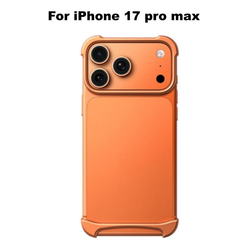 

For iPhone 17 Pro/Pro Max Aluminium Frame Metal Protective Case Luxury Anti-Fall Heat Dissipation Metal Frame Case Cover