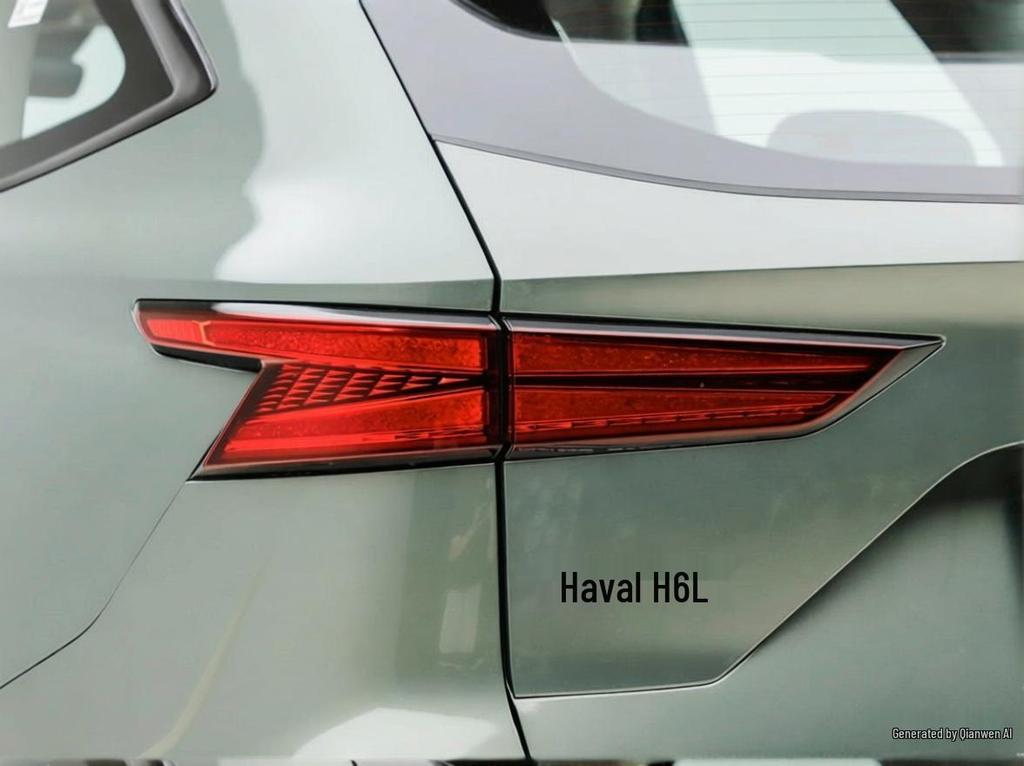 Fits 26 Haval H6L models: Blackened Personalized Tail Emblem, Non-Destructive Metal Installation.