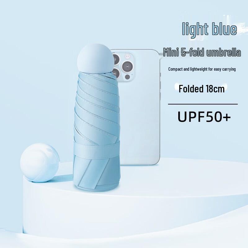 YICAI Mini Portable UV Protection Capsule Umbrella