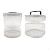 Airtight Kimchi Jar Pickle Flip Leakproof and Olive Hourglass for