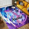 Custom Name Witchcraft Fantasy Living Room Non-Slip Area Rug Soft Carpet for Bedroom Kids Playroom Sofa Office Home Decor Doormat
