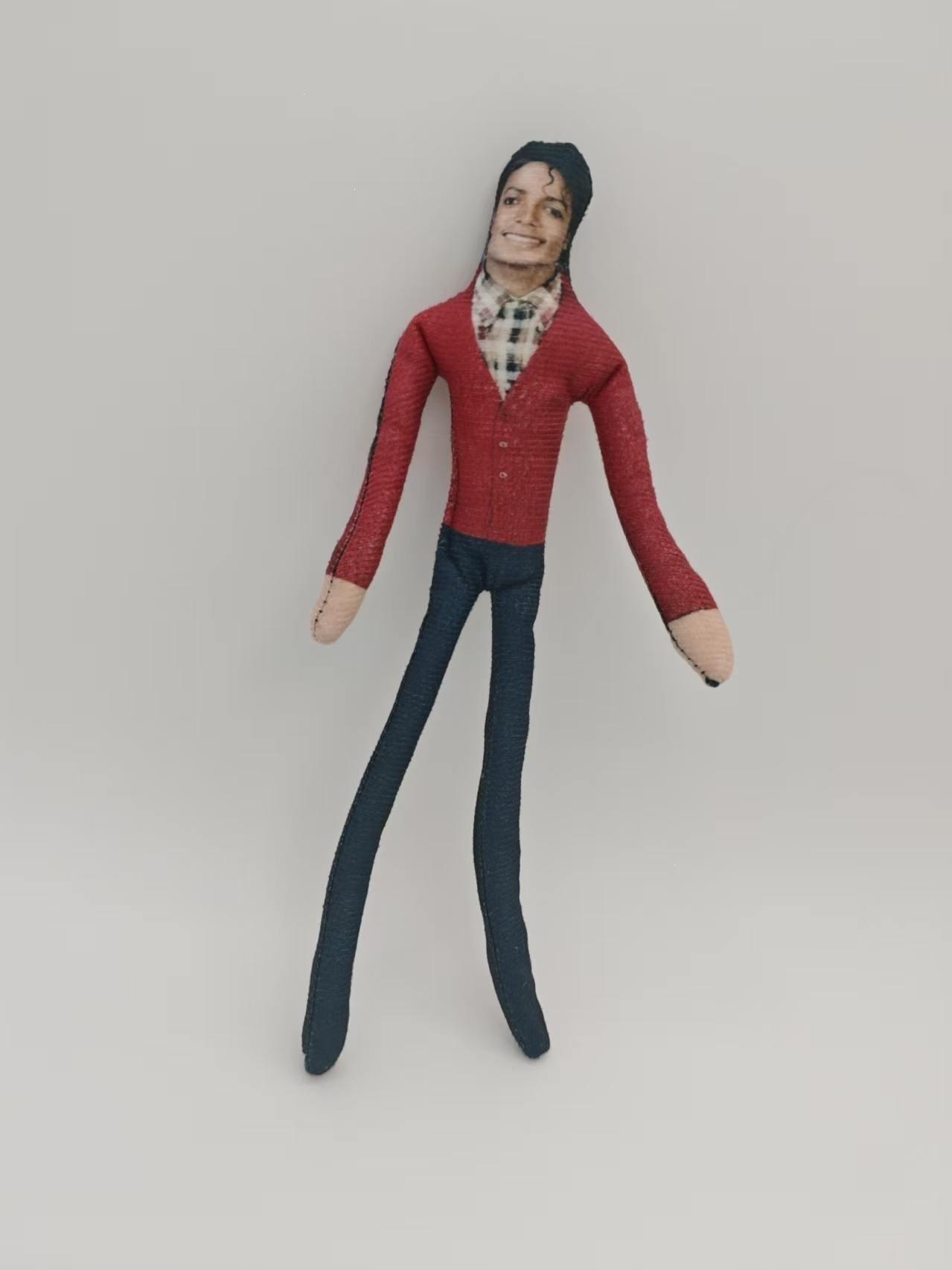 Michael Jackson Verstelbare Gewrichten Pluche Knuffelpop Anime Cosplay Prop Actiefiguur Huis Kamer Decoratie Verzamelsieraad Cadeau Voor Fans 28cm