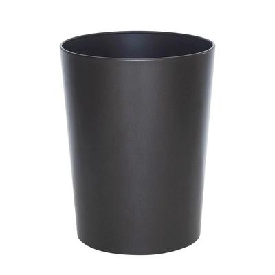 Bronze Metal Bathroom Wastebasket Decorative Trash Container Sleek Design Durable Open Top Indoor Use Household Bin