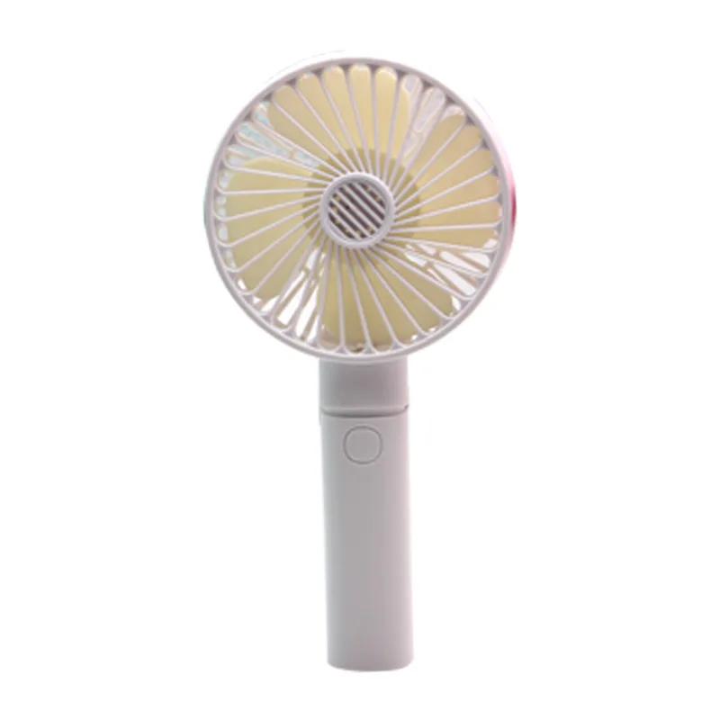 

Mini Handheld Fan Creative Gift Convenient Aromatherapy Folding USB Small Fan Home Decoration Tools белый