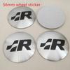 4 szt. 56mm 60mm osłona środkowa koła samochodu kołpak piasty żywica odznaka naklejka z logo stylizacja akcesoriów samochodowych