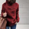 New Sweater from Foreign Trade Source Women's Fashion Zipper High Collar Bottom Casual Hoodies