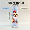 1PC Ghost Chicken Pumpkin Halloween 750ml Color Plastic Sports Water Bottle Leakproof Flip Straw Lid Suitable for Sports Office Home Use