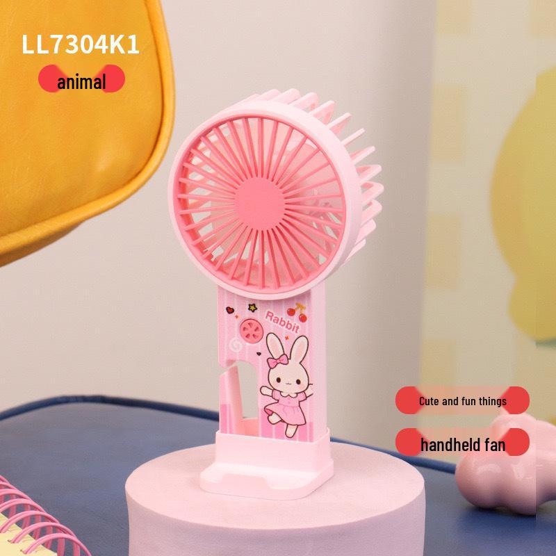Summer Cartoon USB Rechargeable Mini Portable Fan