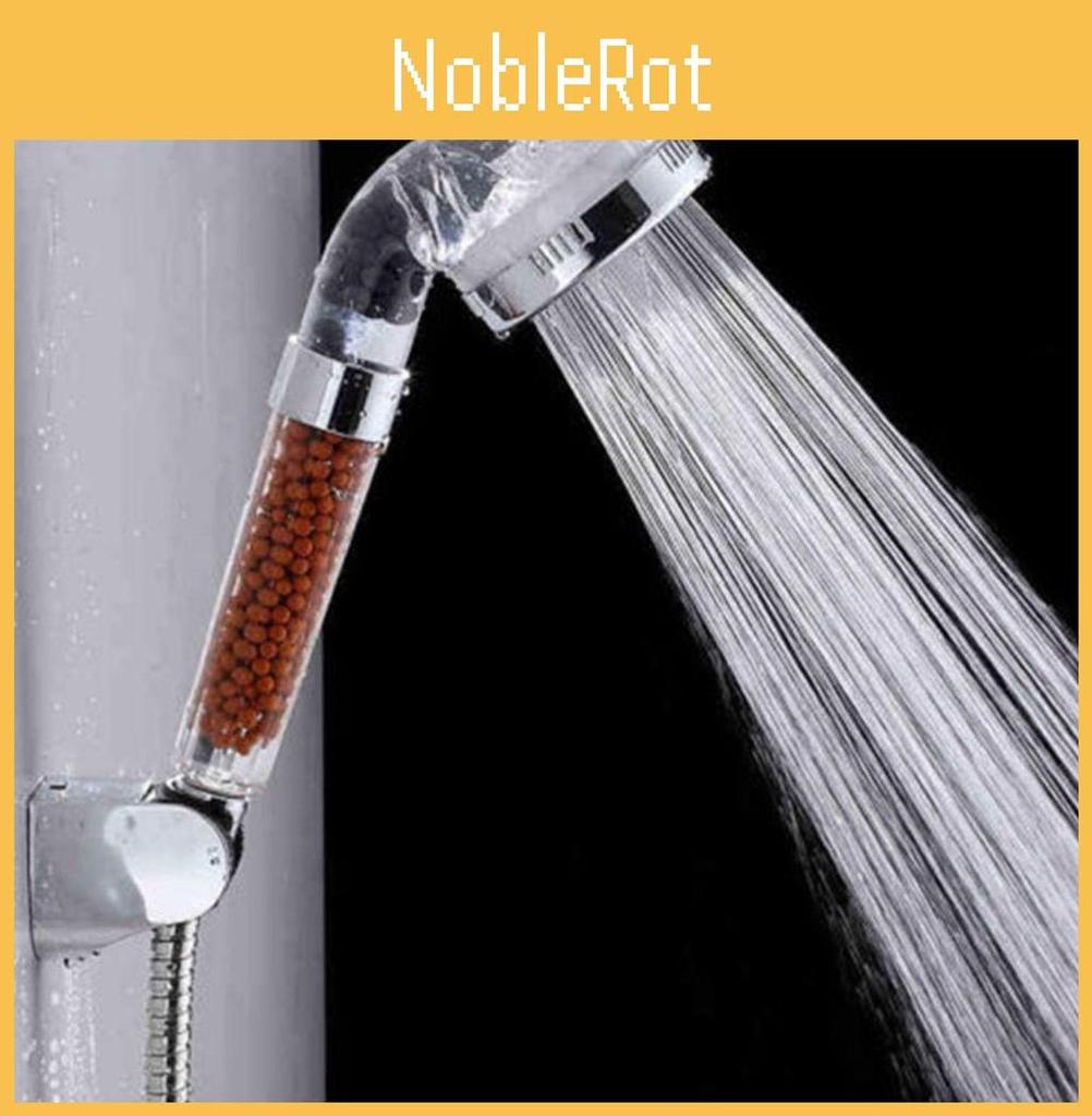 Negative Ion Transparent Shower Heads Pressurized Water Saving Gift Handheld