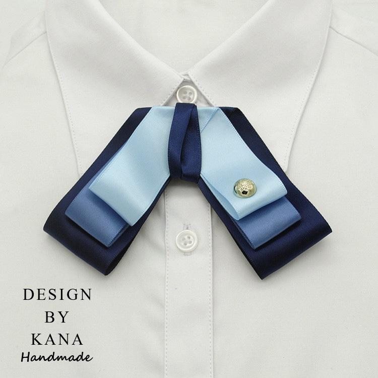 Women's Blue Flower Hair Net & Hairpin for Professionals