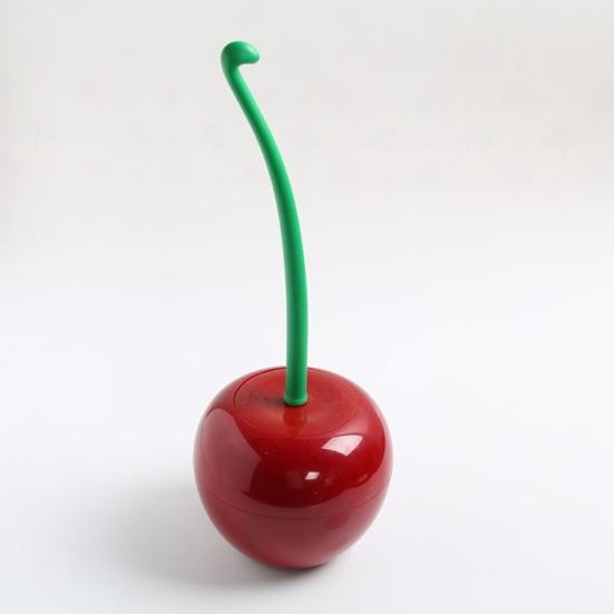 Lovely Cherry Shaped Toilet Brush Lavatory Cleaning Tool Bathroom Home Accessory