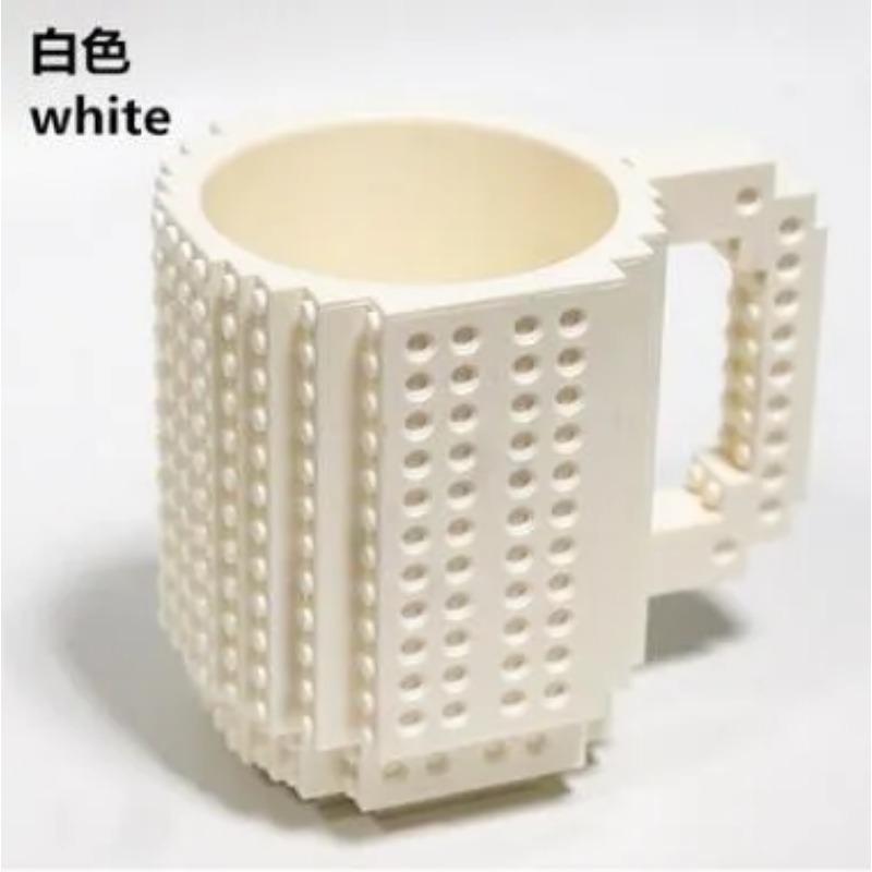 1PC Personalized Creative Building Block Assembly Cup Children's Educational Water Cup Drop-resistant Mug gift