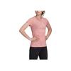 Adidas Comfortable Versatile Round Neck Short Sleeve T-Shirt Women Tops Pink FL4196