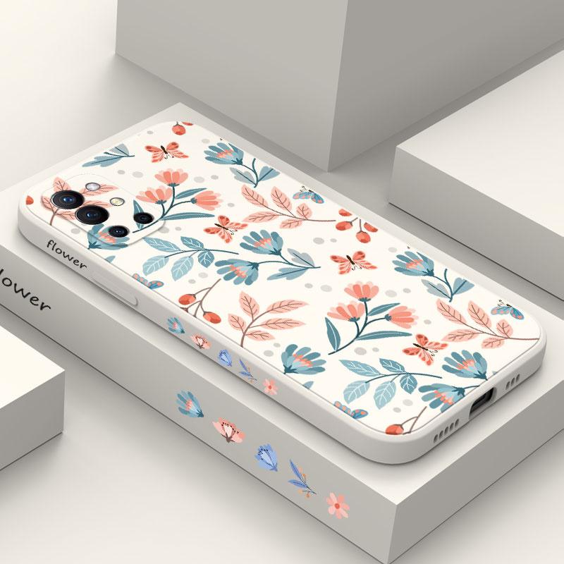 Romantic Garden Phone Case For Oneplus 11 10T 10 10R 9R 9RT 9 8T 8 7 7T Pro 5G Liquid Silicone Cover