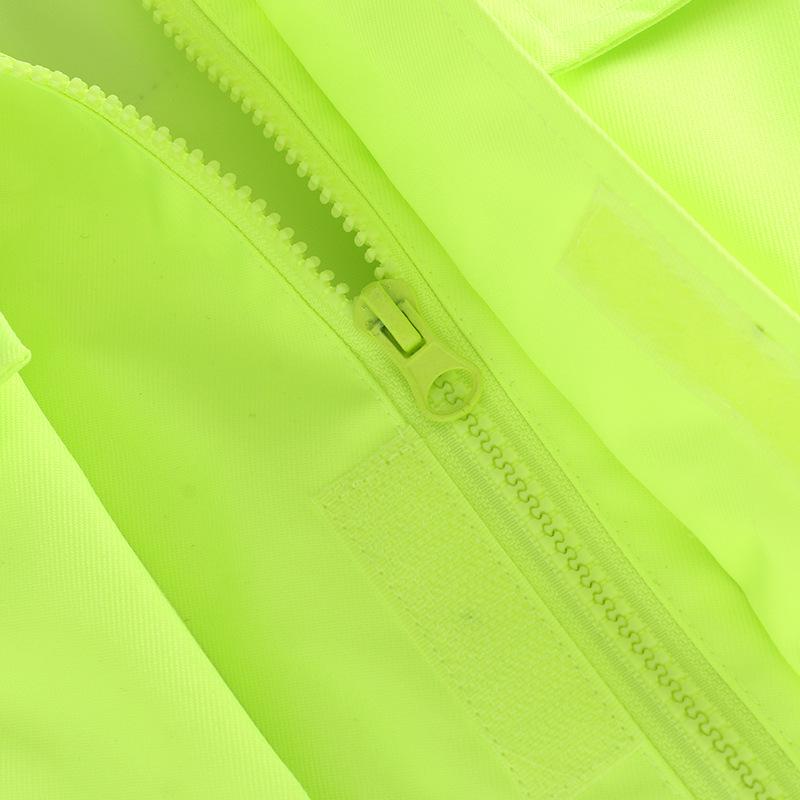 Highway Traffic Duty Waterproof Reflective Raincoat & Pants Set for Cycling