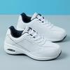 Fashion Black Leather Sneakers For Women Shoes Wedges Platform Casual Sneakers Autumn Winter Women Sneakers Waterproof Sports Shoes