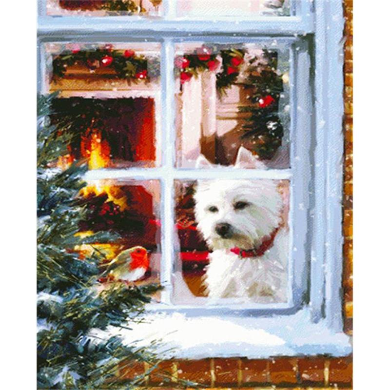 5D DIY Diamond Painting Cute Puppy Diamond Mosaic Diamond Embroidery Full Set Cross Stitch Kits Home Decor Gifts