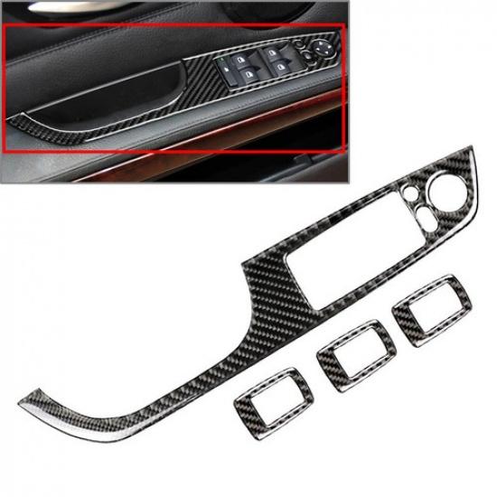 Window Lift Switch Panel Cover Trim For BMW 3 Series E90 E92 E93 2005-12