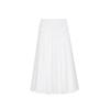 VEROMODA Pleated High-Waist A-Line Midi Skirt with Detachable Belt