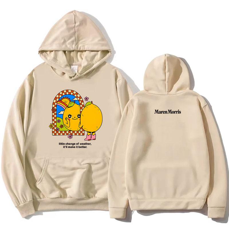 Maren Morris DREAMSICLE (Deluxe) Hoodies Album Mode Grafikdruck Sweatshirts Lässig Langarm Kapuzenpullover Damen Herren