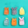 Catnip  Toy Cartoon Animal Shaped Sound Scratch Resistant Plush Catnip Fragrance Toy